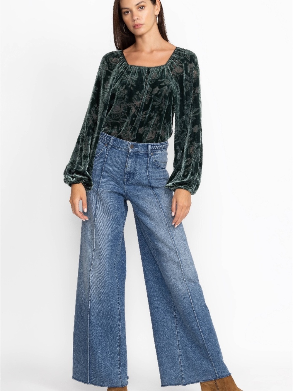 Johnny Was Maldives Wide Leg Jeans - Size 29